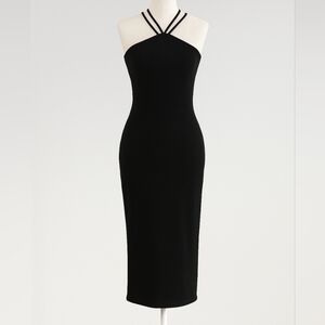 Black 90s Style Cocktail Dress